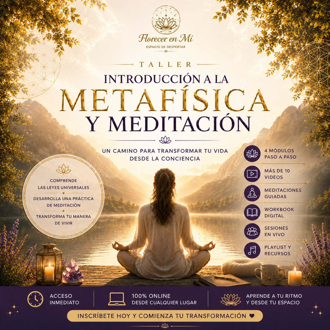 🌿Taller Introducción a la Metafísica y Meditación