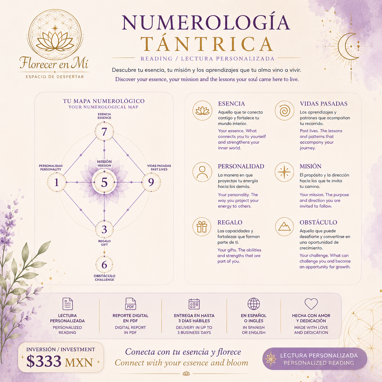 Numerología Tántrica | Lectura Personalizada